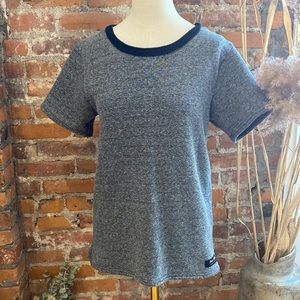 Skim Milk Grey Fleece Lined Tee